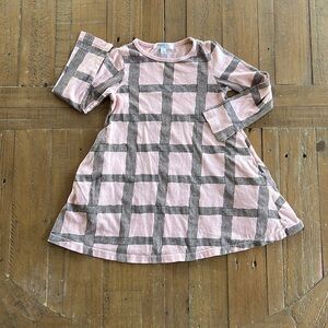 Joah love pink grid dress
